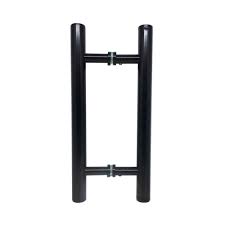 PUXADOR H PRETO FOSCO